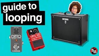 How to use a LOOPER pedal with your BOSS Katana 50 or 100 (and other amps)