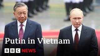 Vladimir Putin arrives in Vietnam following North Korea visit | BBC News