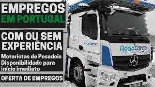  [EM PORTUGAL] SEM EXPERIÊNCIA E COM EXPERIÊNCIA | vagas para MOTORISTAS em portugal 2024