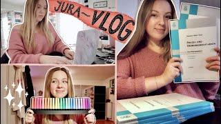 JURA VLOG // Struggles mit Bereicherungsrecht, Schreibtisch- Makeover & meine Zahnspange (+outtakes)