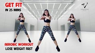 VocDangHoanHao - Aerobic 47 - The Duc Tham My| 25 MINS WORKOUT TO LOSE WEIGHT FAST