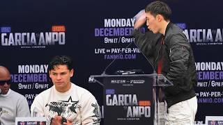 Rukiya Anpo disrespects Ryan Garcia! Tells him F*** Y*** & throws paper at him during presser!