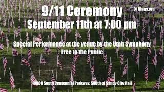 Colonial Flag Foundation's Healing Field ~ 9/11 20th Anniversary Ceremony