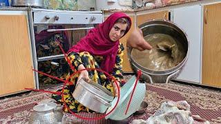 "Ma'am's Butterfly Cooking" she cooks with pistachios and makes fish challah.