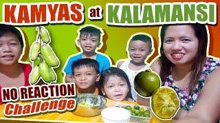 KAMYAS at KALAMANSI "NO REACTION CHALLENGE" by MARIBETH AMISTA featuring mga Pamangkin