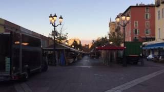 The Old Town of Nice early in the morning - Nizzan vanhassa kaupungissa aamutuimaan