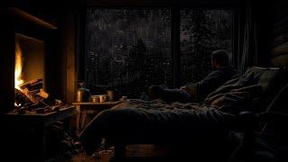 Instantly Fall Asleep to Calming Rain and Thunder Sounds - Sleeping Blissfully with Rain