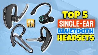 Best Single Ear Bluetooth Headset In 2024 | Top 5 Bluetooth Headsets Review