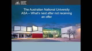 ANU Admissions: Didn't receive an offer? What to do next