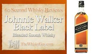 Johnnie Walker Black Label Blended Scotch Whisky - 60 Second Whisky Reviews #041