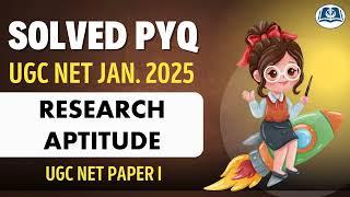 Research Aptitude | UGC NET Paper 1 | Dec. 2024 Solved Paper | Detailed Solutions