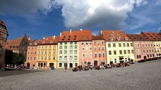 CZ: Eger (Cheb). Böhmen. Rundgang Fußgängerzone, Tržní Náměstí bis Nikolauskirche. August 2019