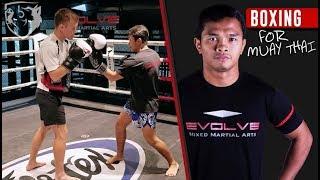 3 Boxing Combos for Muay Thai w/ Panomroonglek Kiatmookao