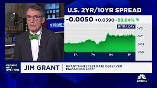 A 50bps cut is far more likely now, says Grant's Interest's Jim Grant