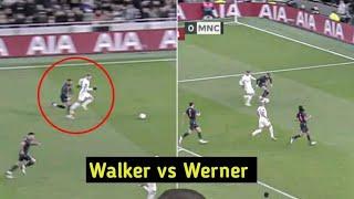 Kyle Walker Recovery Speed Against Timo Werner