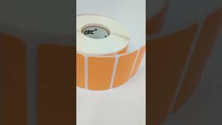 Etiquetas térmicas de 51x25mm: Naranja y más opciones de color!