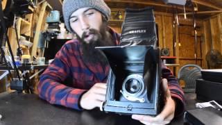 Graflex RB super D Polaroid conversion. Vintage camera review