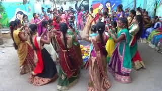 SUNFLOWER HIGH SCHOOL  kothawada warangal  Celebrations Of Bathukamma and Ravana vadha 2017