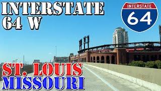 I-64 West - St. Louis - Missouri - 4K Highway Drive