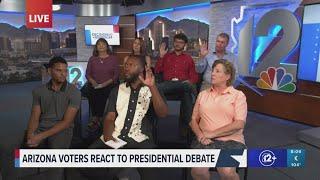 Undecided Arizona voters react to presidential debate