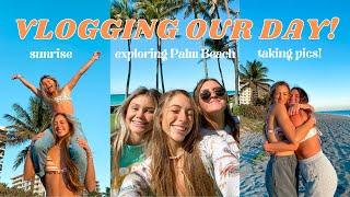 Vlogging my day with the McIntosh sisters!