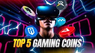 Top 5 crypto gaming altcoins 2024 Early buyers will get rich