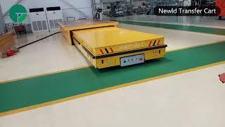 Steerable Battery Transfer Trolley - Pallet Motorized Transfer Cart