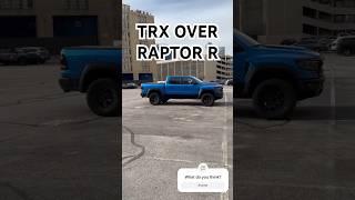 TRX OVER RAPTOR R #forrestsautoreviews #ford #raptor #ram #trx #thejackingpoint