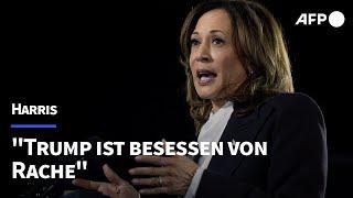 Harris: "Trump ist besessen von Rache" | AFP