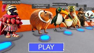 ALL ITALIAN BRAINROT MORPHS! CAPIBARELLO COCOSINI, BICUS DICUS... in BARRY'S PRISON RUN!