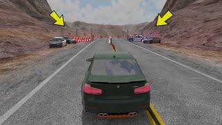 Cars vs Border Security - Realistic Car Crashes (BeamNG Drive)