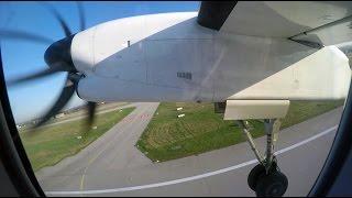  FULL FLIGHT  Swiss Dash 8-Q400 Stuttgart (STR) To Zurich (ZRH)