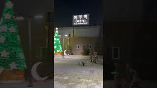 크리스마스 트리가 있는 여주역, Yeoju station with Christmas Tree