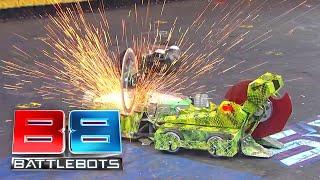 Skorpios vs. Death Roll vs. Bucktooth Burl | Season 2: Exhibition Rumble | Battle Bots