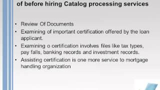 Catalog Processing for Successful Online Store