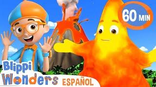 Volcanes | Blippi Wonders | Caricaturas para niños