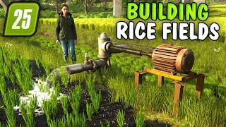 CONSTRUCTING RICE PADDIES EXPLAINED | FARMING SIMULATOR 25