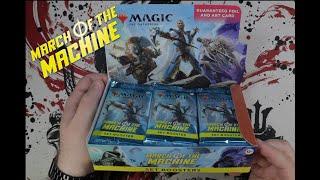 Unboxing a March of the Machine set booster box