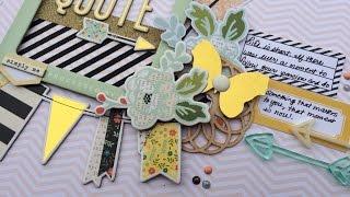 Scrapbook Process Video #34 - Quoted