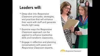 Webinar: Empowering Students w/ Social and Emotional Skills Using the Responsive Classroom Approach