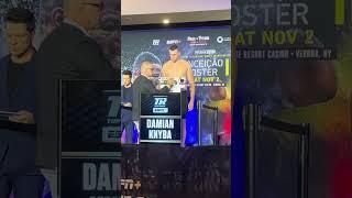 DAMIAN KNYBA VS. RICHARD LARTEY | WEIGH-IN | VERONA, NEW YORK NOV 1 2024