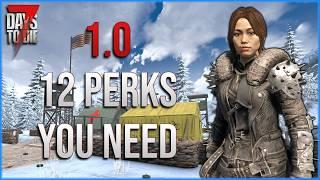 Top Skill Perks You Must Have in 7 Days to Die 1.0