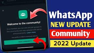 WhatsApp new update || WhatsApp Community Update for more countries || WhatsApp Community Feature