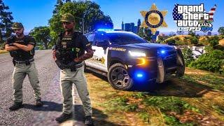 Playing as a sheriff in GTA 5 LSPDFR 2024 || GTA MODS ||