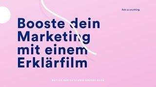 Erklärvideo Marketing Booster