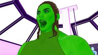 Anime She-Hulk Muscle Growth Transformation