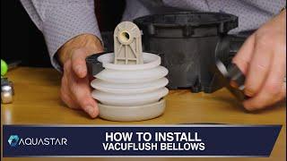 How To Install Dometic Vacuflush And Bellows.