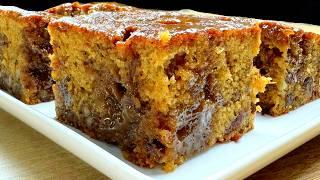 Quick Delicious Cake recipe! Sticky Toffee Cake recipe - Cake in 5 minutes! Date cake recipe