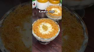 Kunafa Cups | Creamy, Crispy Middle Eastern Delight