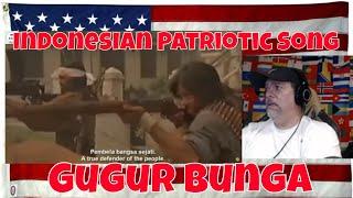 Gugur Bunga - Indonesian Patriotic Song - With Lyrics - REACTION